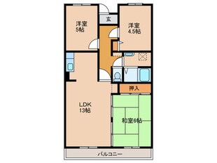 サンモールの物件間取画像